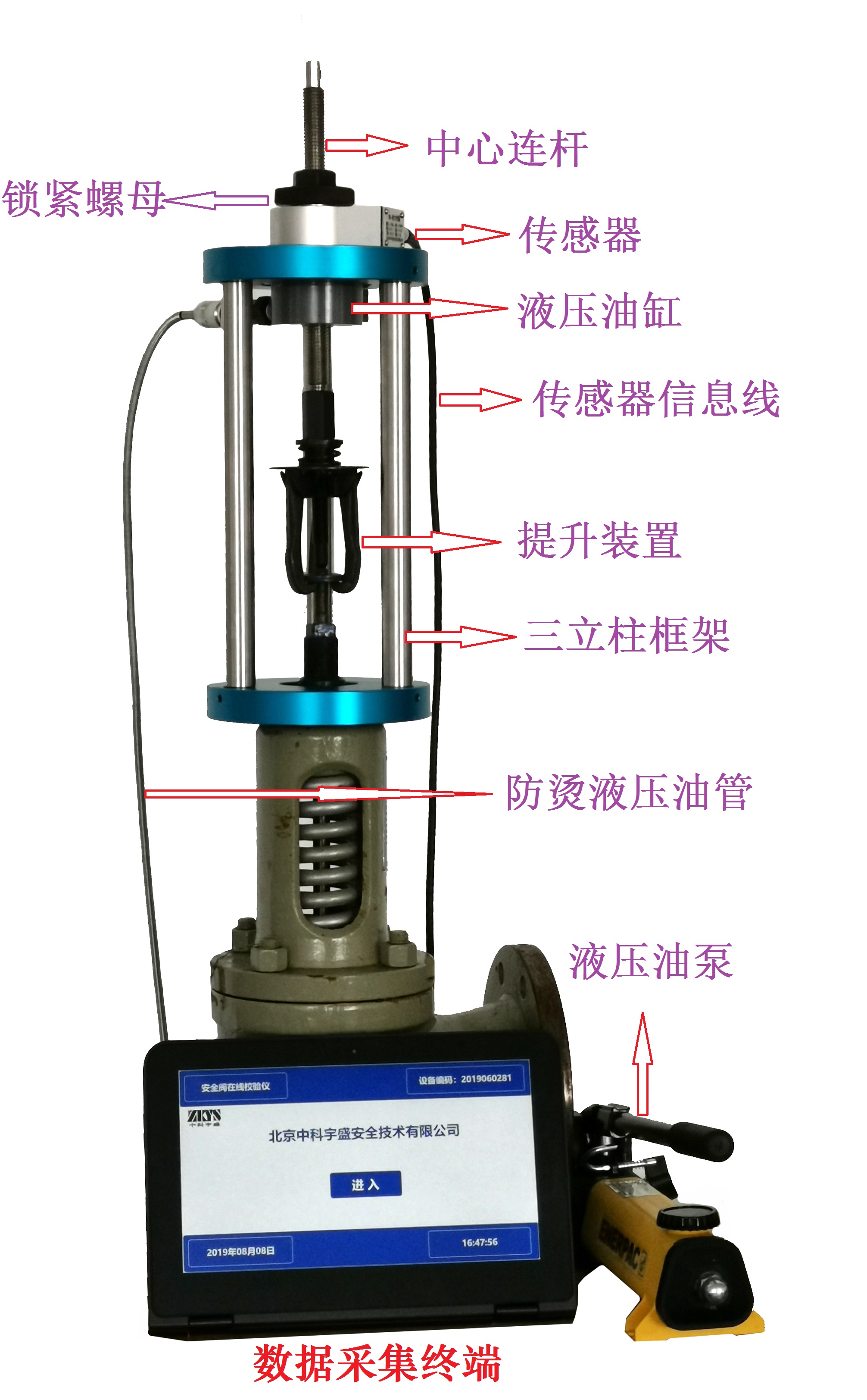 安全阀在线校验仪